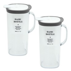 MY STYLE 手把冷水壺, 灰色, 1.2L, 2個