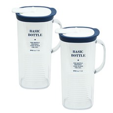 MY STYLE 手把冷水壺, 海軍藍, 1.2L, 2個