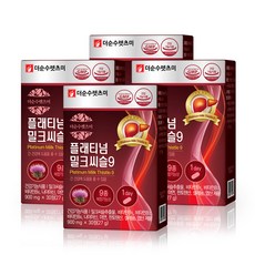 더순수렛츠미 플래티넘 밀크씨슬9, 30정, 4개