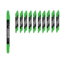 JAVAPEN Duplex Twin 經典螢光筆, 淺綠色, 36個