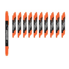 JAVAPEN Duplex Twin 經典螢光筆, 橘色, 36個