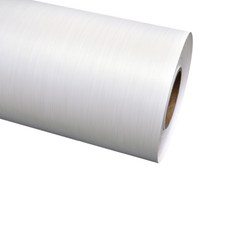 데코리아 에어프리 간편접착식 금속메탈시트지, MS734 헤어라인화이트