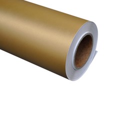 데코리아 에어프리 간편접착식 금속메탈시트지, MS717리얼골드, 123 x 500 cm