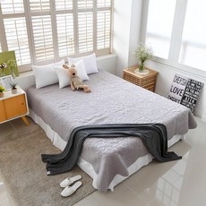 BLEDIK HOME 簡約風床墊毯, 灰色的