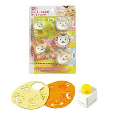 動物造型便當壓花模具組, 混色, 1組