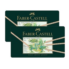 FABER-CASTELL 輝柏 鉛筆粉彩組 鐵盒 112136 2p, 36色