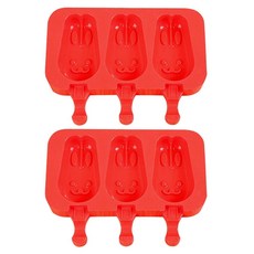 I Home Baking矽膠棒模具 3格, 兔子, 2件