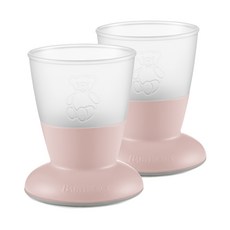 베이비뵨 베이비 컵, 파우더핑크, 2개, 100ml
