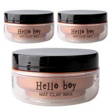 헬로우보이 매트 클레이 헤어왁스, 50g, 3개