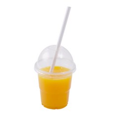 봄91 240ml 아이스컵 돔형 타공 D-8 50p + GOR 페이퍼스트로우 50p 세트, 1세트