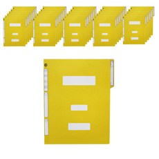 PP政府文件夾 A4 10入, 黃色的, 50件