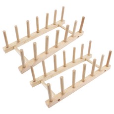 Bloom at home 木製碗盤收納架 2入, 單色