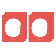 VIC DREAM 蘋果便條貼86*106mm 100張, 06 對不起蘋果, 6個