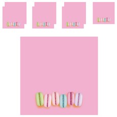 VIC DREAM 馬卡龍系列便條紙 85*85mm 100入, 07深粉色, 8件