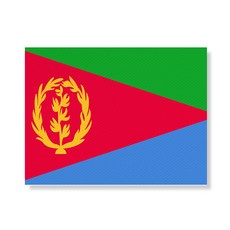 리틀하이커 NationalFlag 캔버스 프린팅 액자 가로형 A3 NO160 에리트레아