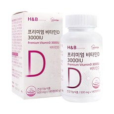 우리가스토리 고함량 비타민D 3000IU, 1개, 180정