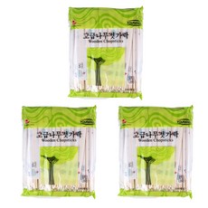 Bloom at home 一次性樺木筷塑膠包裝, 100入, 3個