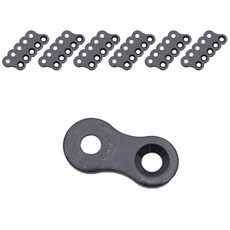 Choice Hardware 家具固定配件 8字型鐵件 黑色, 50個