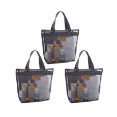 Bycell網狀沐浴包 多用途 灰色, 3片