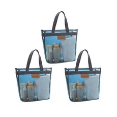 Bycell網狀沐浴包 多功能 藍色, 3片