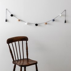 하우밍 허니 태슬폼폼 가랜드 6p, 혼합 색상