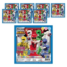 POWER RANGERS 同一個辦公室105張雙面彩紙, 30 種顏色, 8件