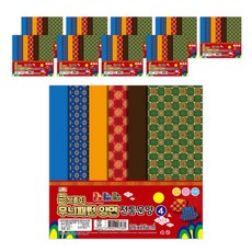 傳統圖案色紙 26cm, 8 種顏色, 10片