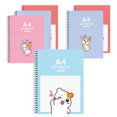 아이비스 에비츄A4스프링노트 EB11043, 랜덤 발송, 6개입