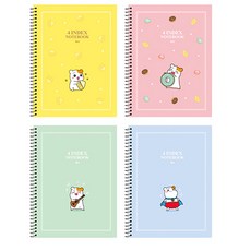 아이비스 에비츄인덱스노트 EB11019, 랜덤 발송, 4개입