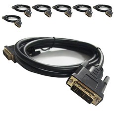 대원 DVI-D 싱글 케이블 블랙, 7개