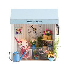 ADICO DIY 미니어처 하우스 키트, 미스플라워, 1개