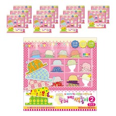 花紋圖案單面色紙 24張, 24 種顏色, 12件