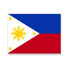 리틀하이커 NationalFlag 캔버스 프린팅 액자 가로형 A3 NO94 필리핀