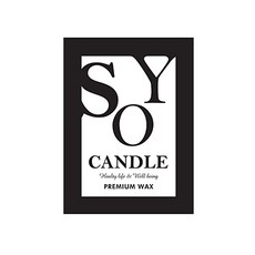 Kanggun Shop 蠟燭容器標籤貼紙書法 8p, 10片