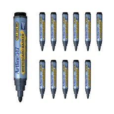 Artline 白板筆 EK-517, 黑色, 12入