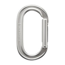 Black Diamond 橢圓形無鎖牙鉤環, 1個, 拋光