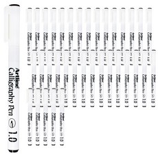 Artline 質感書法筆 1.0mm 12入, 黑色的, 3片