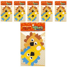 不織布牆壁裝飾貼 2入 6包 花, DF-1097 獅子