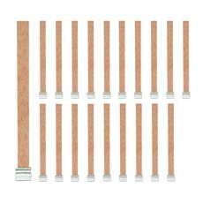 KANGKOON SHOP 大豆蠟燭 木芯 木質燭芯 原廠燭芯 S 10入, 20個