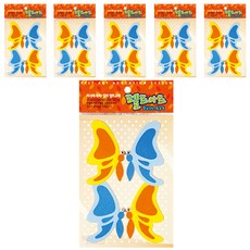 不織布牆壁裝飾貼 3入 6包 青蛙, DF-1084 蝴蝶C