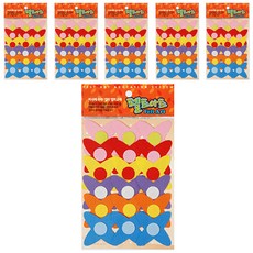 동기오피스 펠트아트지 접착식 18p x 6개, DF-1061 제비꽃(대)