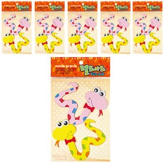 不織布牆壁裝飾貼 2入 6包 花, DF-1111 蛇