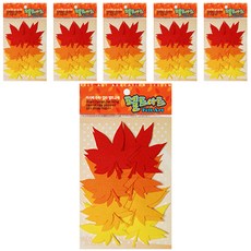 不織布牆壁裝飾貼 16入 6包 楓葉, DF-1048 楓葉（大）