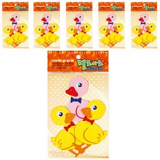 不織布牆壁裝飾貼 3入 6包 青蛙, DF-1105 小鴨子