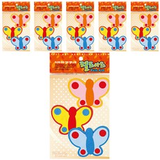 동기오피스 펠트아트지 접착식 3p x 6개, DF-1083 나비B