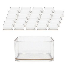 강군샵 캔들만들기 재료 티라이트 컵 사각, 30개입