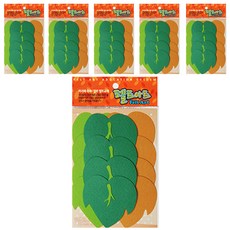 不織布牆壁裝飾貼 12入 6包 樹葉, DF-1046 葉子（大）