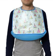 ELP Korea圖案老人用圍兜 37*52cm, 帆, 1個