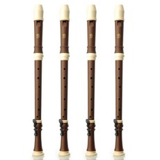 ANGEL MUSIC 高音直笛 AWR TW 4p, 棕色的