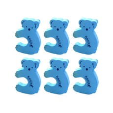 aguard 無尾熊造型門擋, 藍色, 6個
